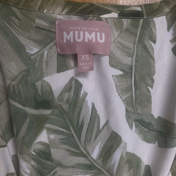 Show Me Your Mumu Babydoll Swing Top Tropical Sz XS Vacation Resort Boho Tunic - Picture 8 of 9